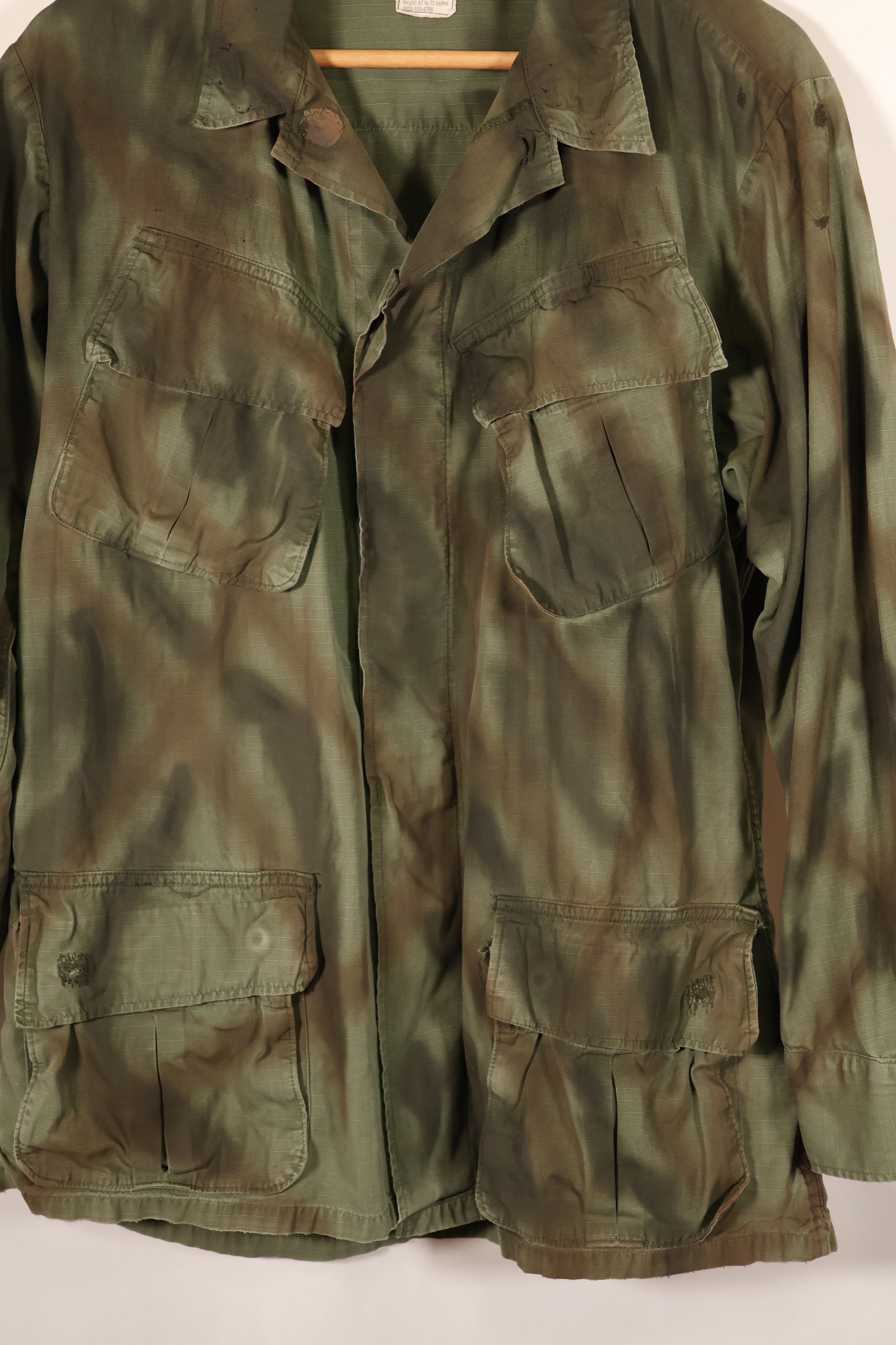 1969 Contract, M-R, Based on Authentic Jacket, MACV SOG, Spray-Painted Jacket, Replica, Manufactured by MILITARIA 1911, Used