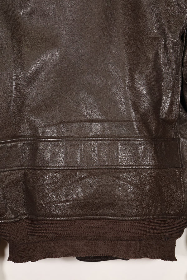 Late 1940s  55J14  U.S. Navy  G-1  Flight Jacket  Very early model  With patches  Rare item