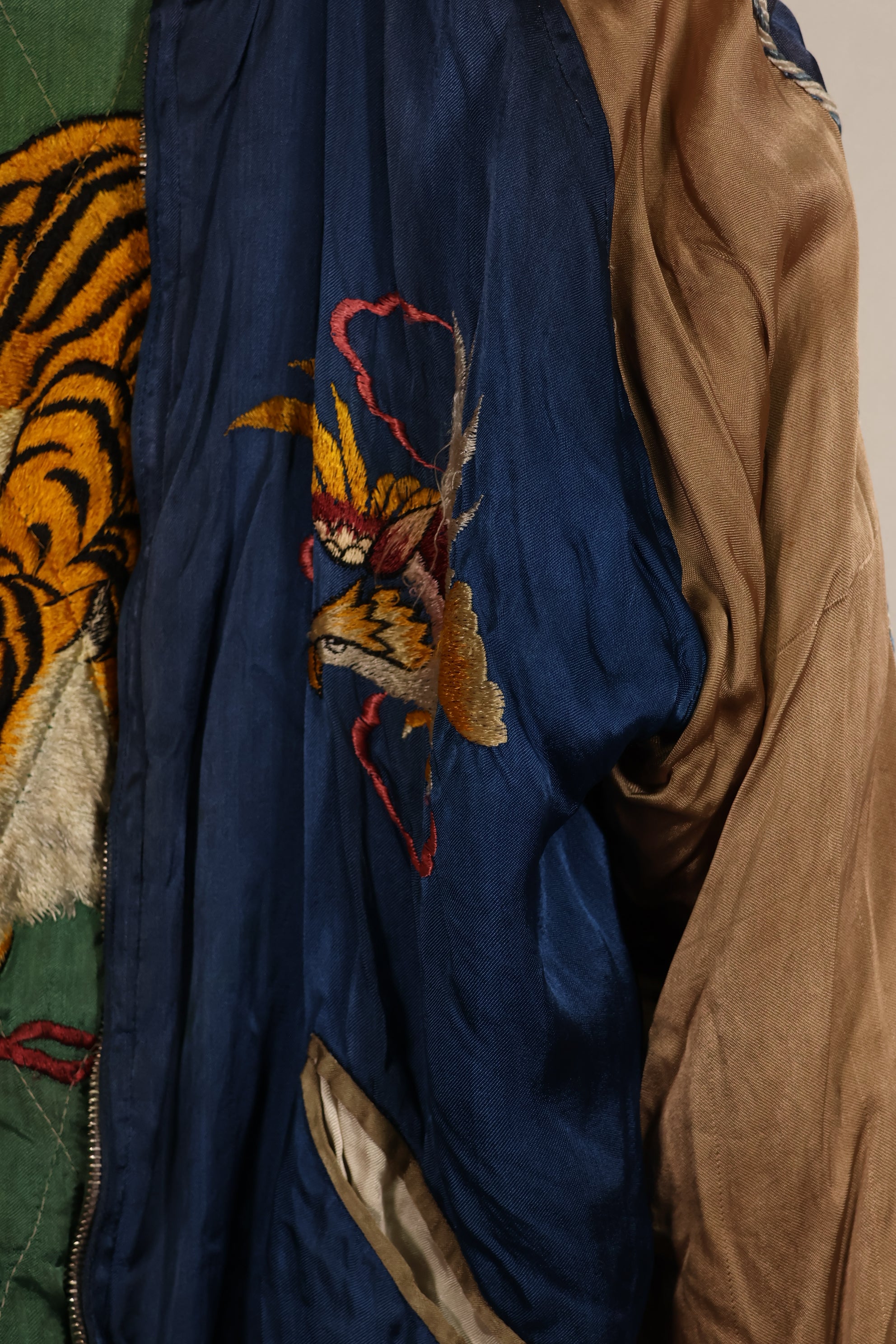 実物　1950年代初頭　Japan Jacket　レア刺繍　パイピング付き　中古品　ジッパー破損あり