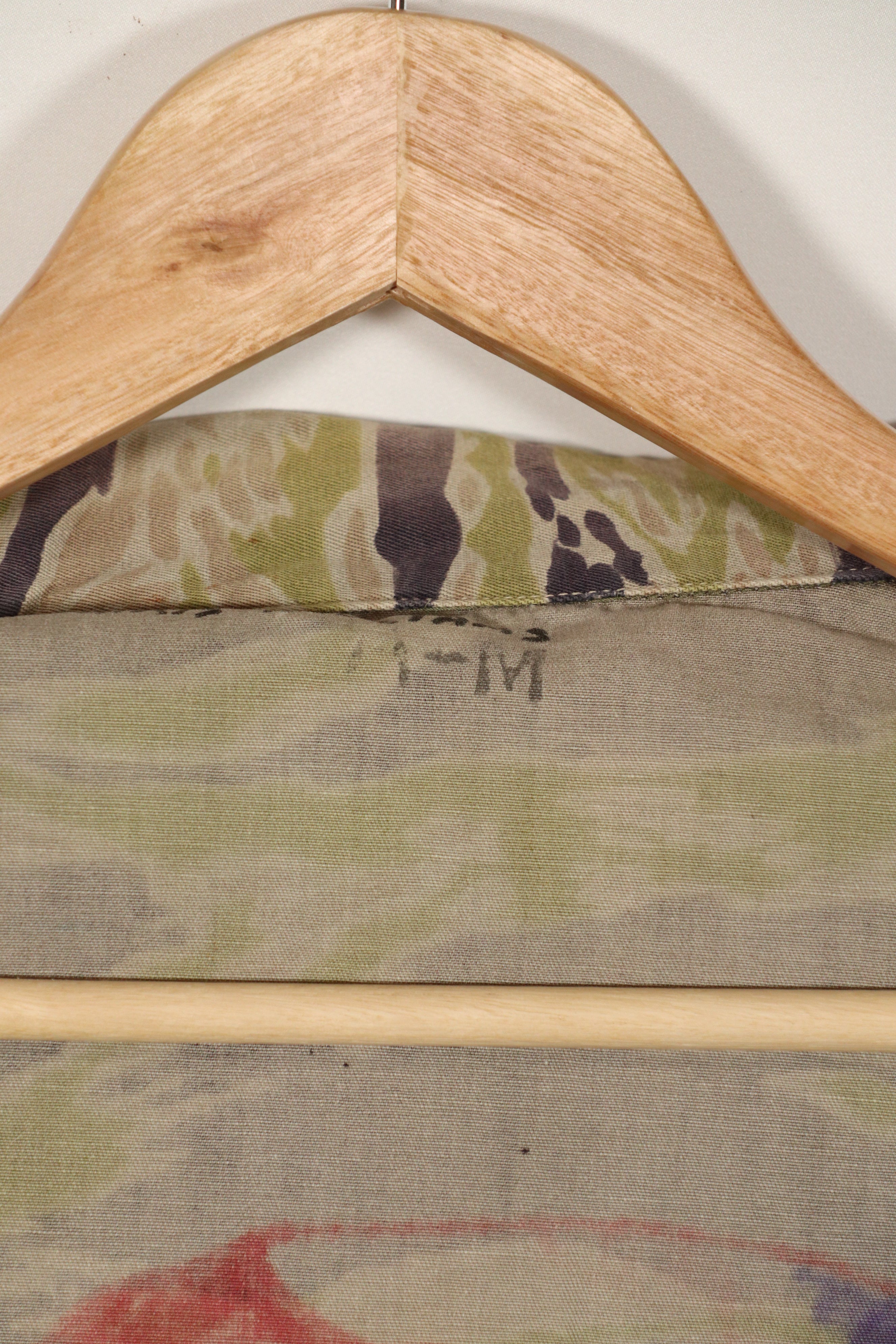 正品二手重磅二战后期虎纹衬衫。