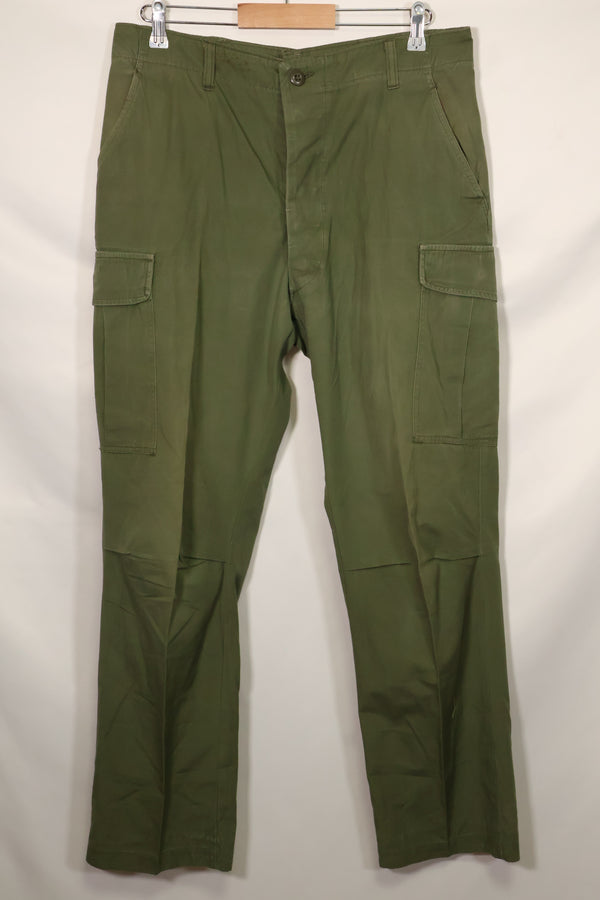 1967年契約　3rd Model ノンリップストップ　ジャングルファティーグ　パンツ　L-L　中古品　B