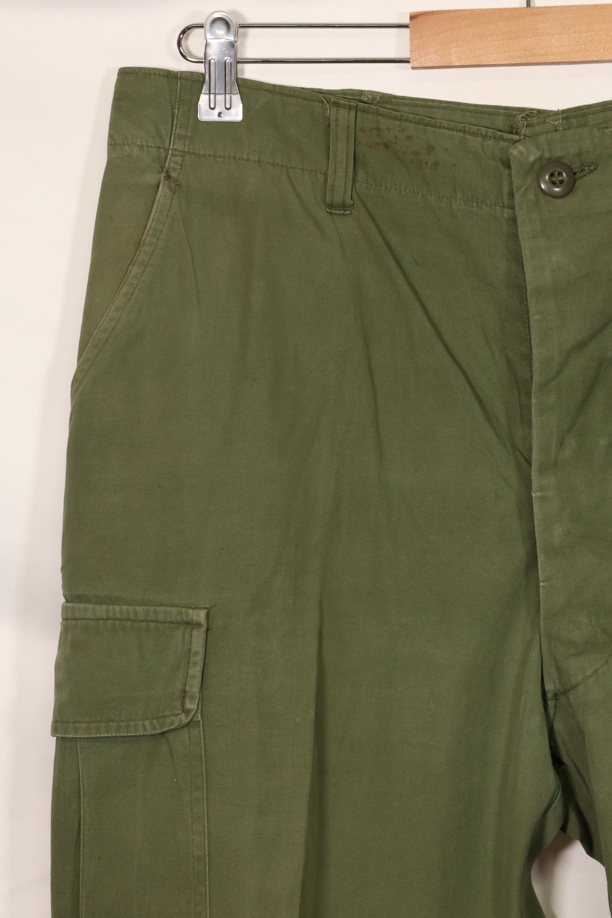 1967年契約　3rd Model ノンリップストップ　ジャングルファティーグ　パンツ　L-L　中古品　B