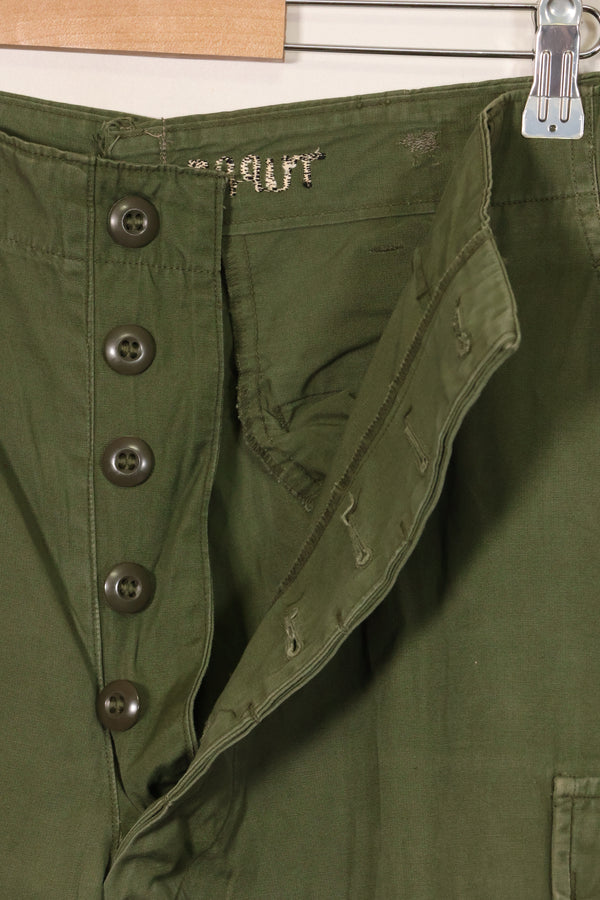 1967年契約　3rd Model ノンリップストップ　ジャングルファティーグ　パンツ　L-L　中古品　B