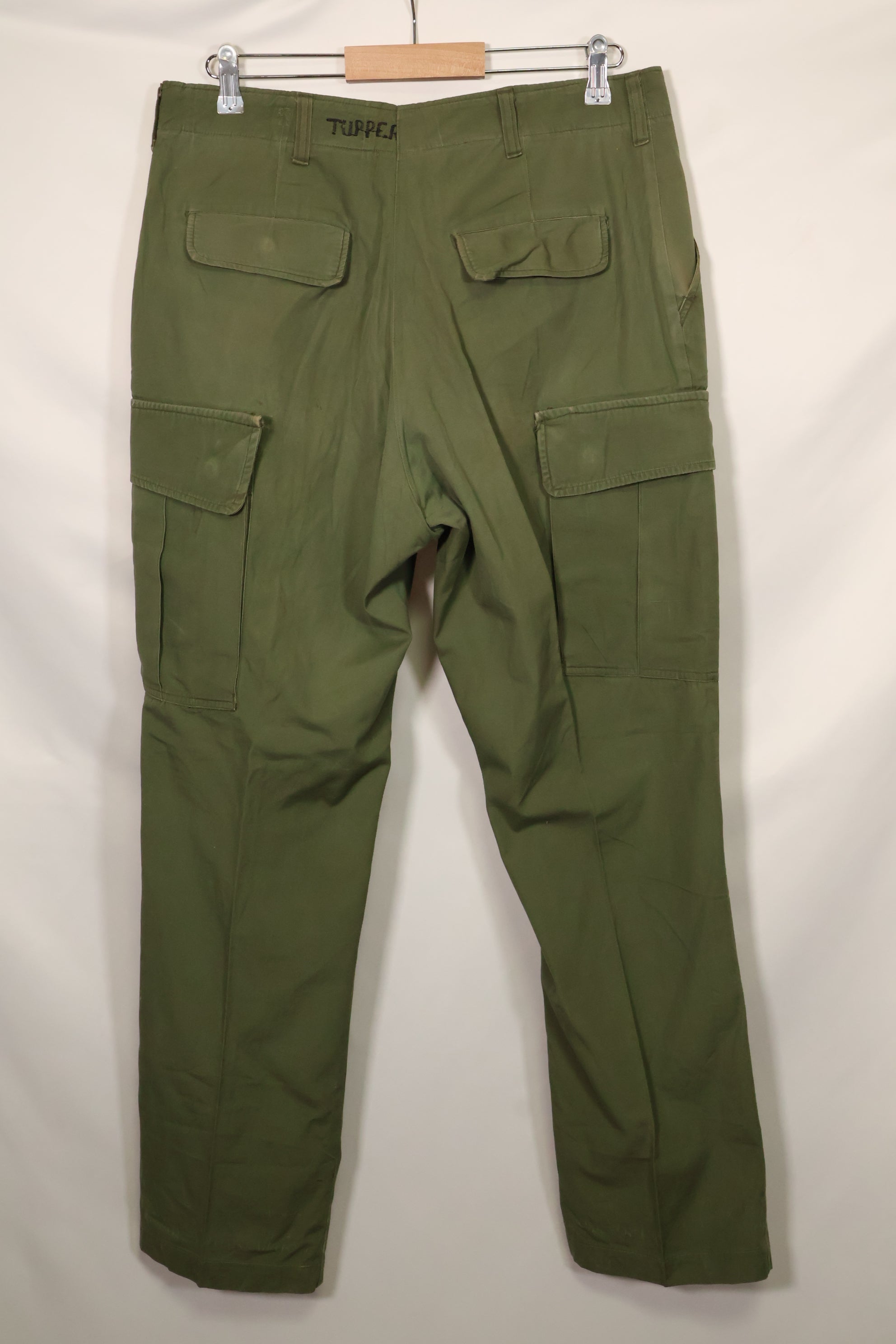 1967年契約　3rd Model ノンリップストップ　ジャングルファティーグ　パンツ　L-L　中古品　B