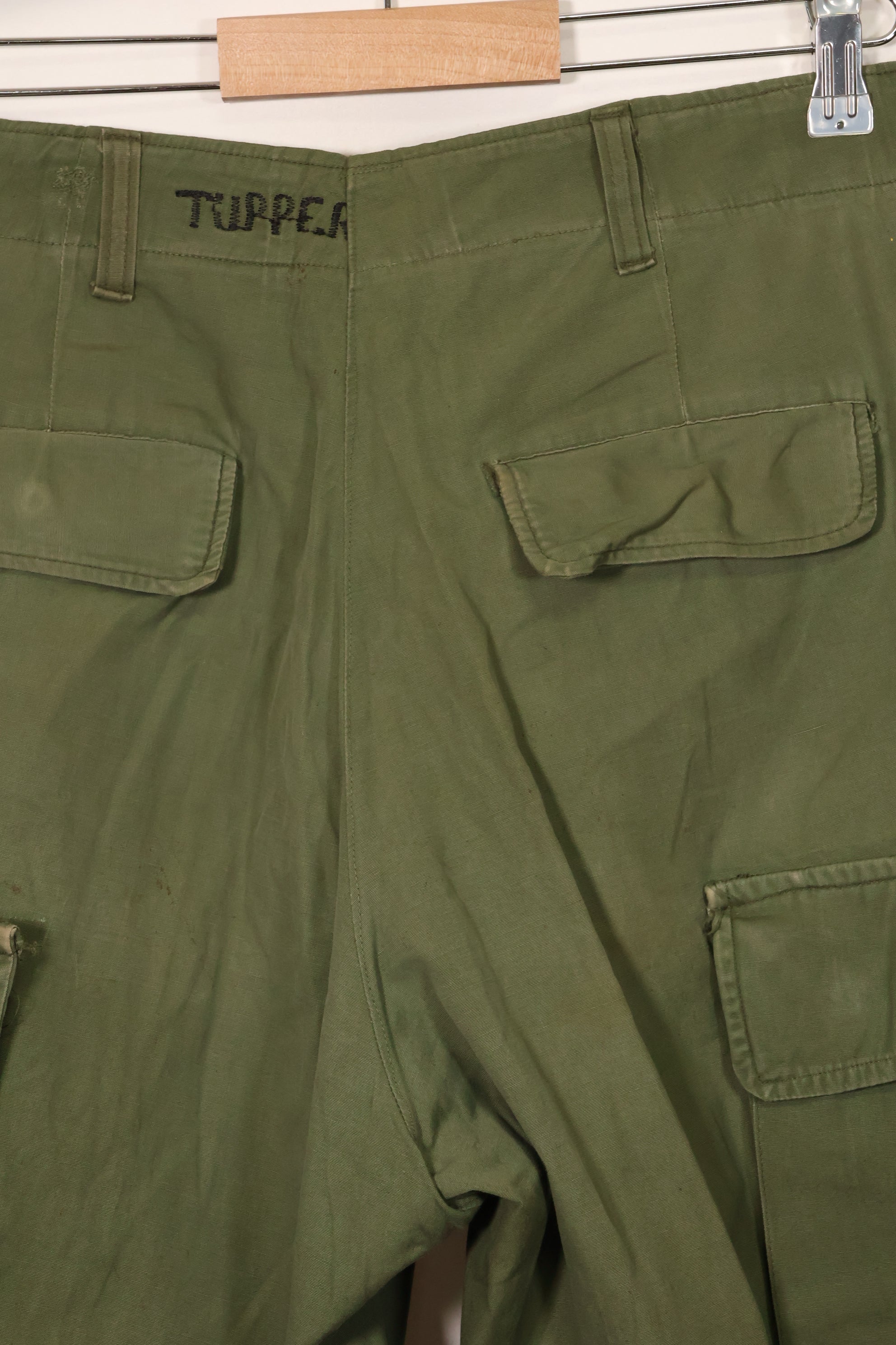 1967年契約　3rd Model ノンリップストップ　ジャングルファティーグ　パンツ　L-L　中古品　B