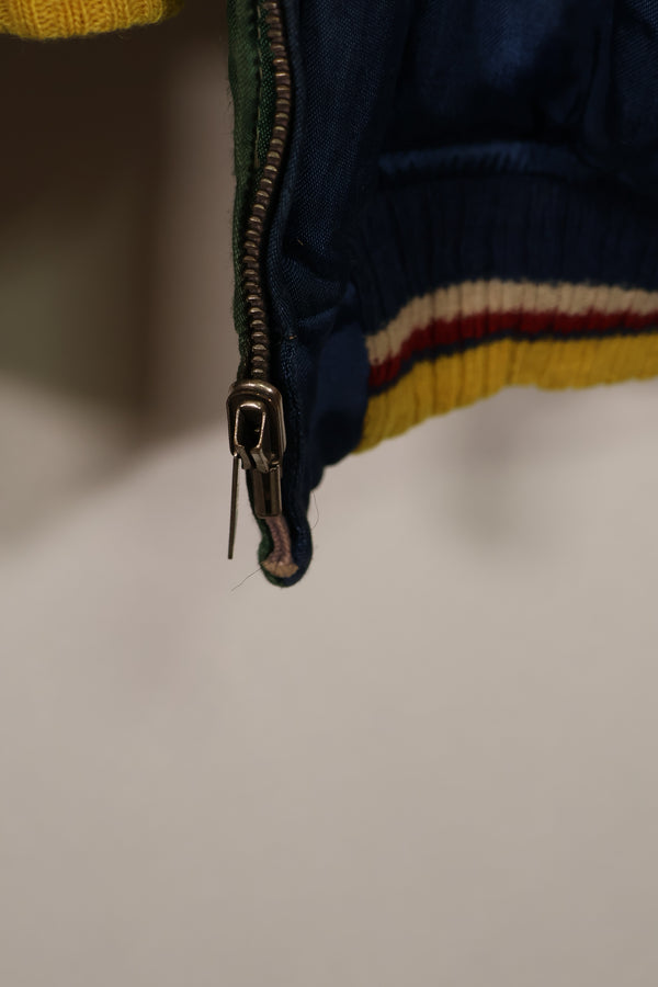 実物　1950年代初頭　Japan Jacket　レア刺繍　パイピング付き　中古品　ジッパー破損あり