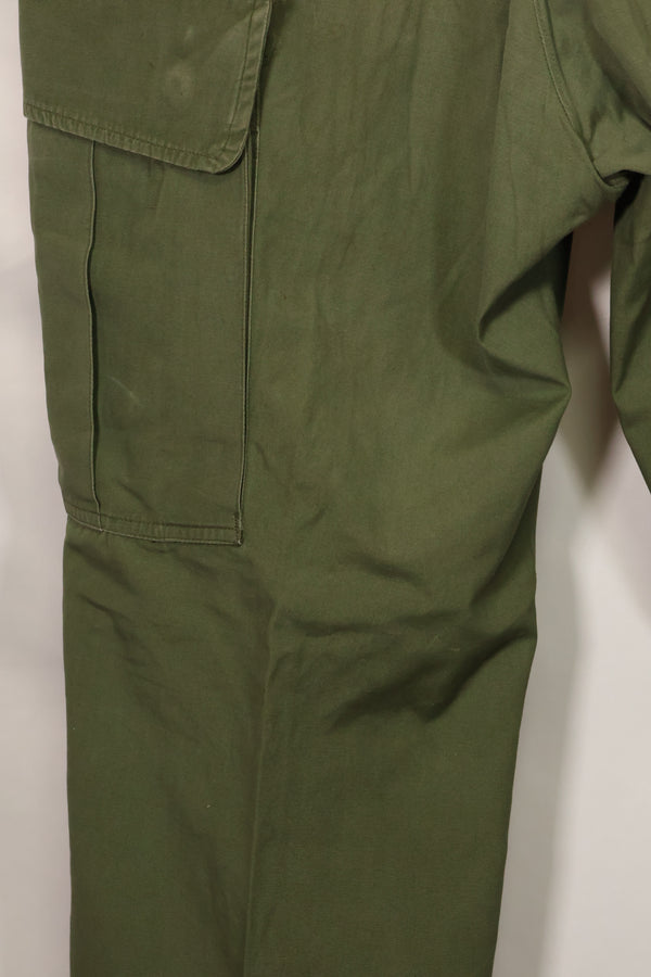 1967年契約　3rd Model ノンリップストップ　ジャングルファティーグ　パンツ　L-L　中古品　B