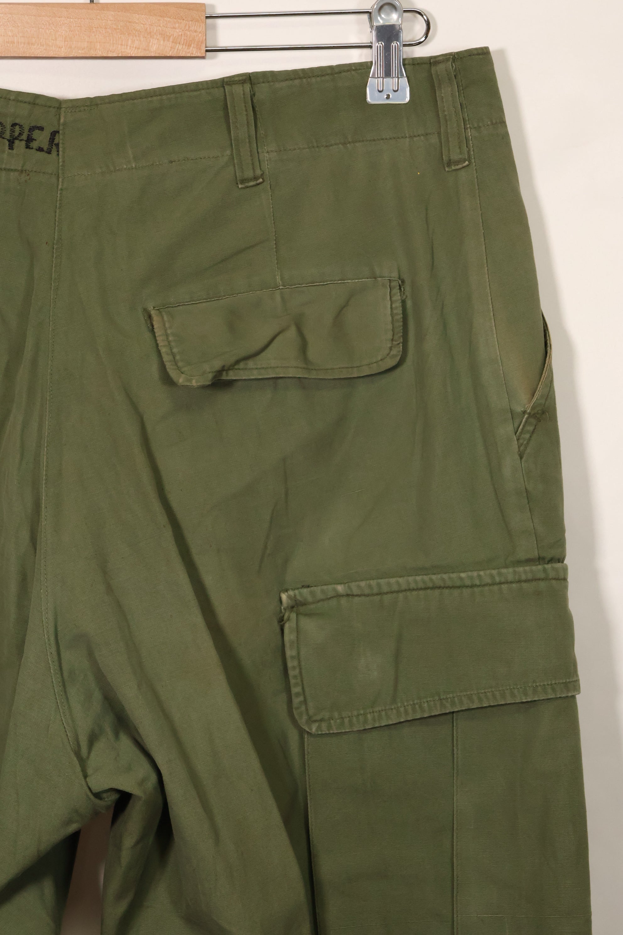 1967年契約　3rd Model ノンリップストップ　ジャングルファティーグ　パンツ　L-L　中古品　B
