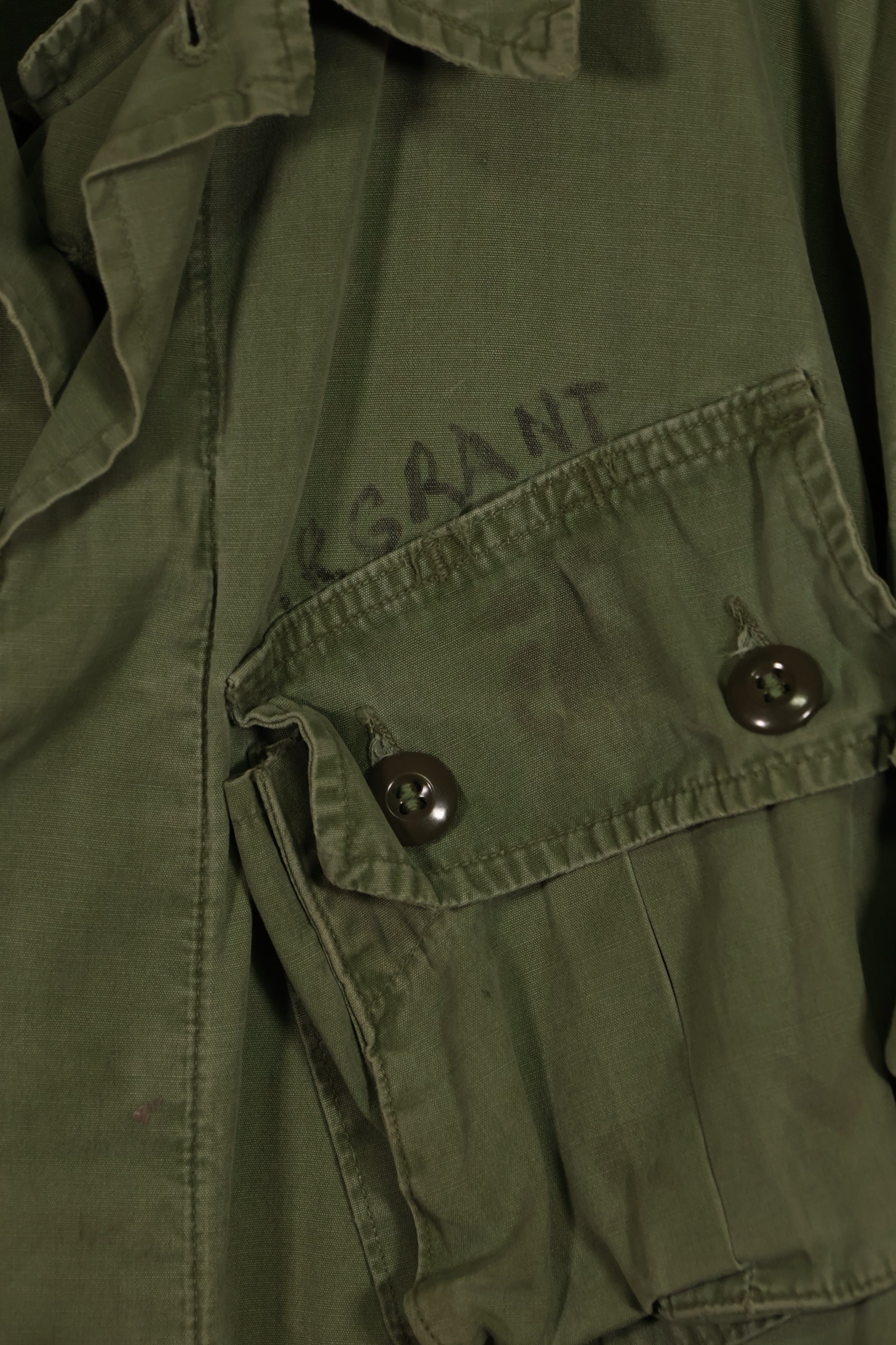 実物　1963-64年製造　1st Model ジャングルファティーグ　ジャケット　USMC　中古品