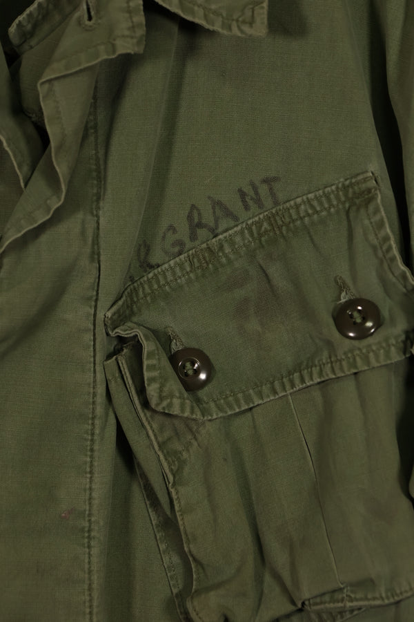 実物　1963-64年製造　1st Model ジャングルファティーグ　ジャケット　USMC　中古品