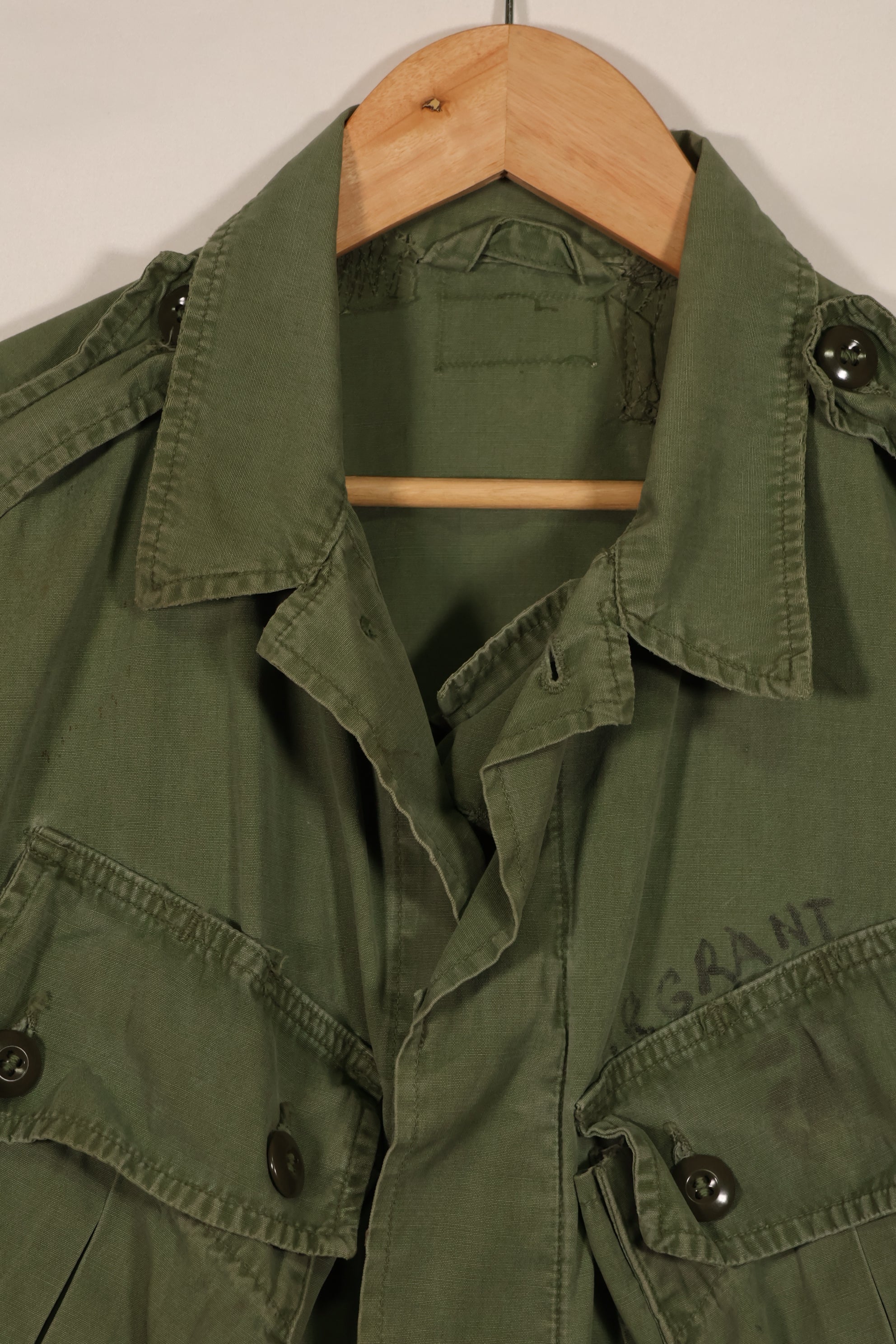 実物　1963-64年製造　1st Model ジャングルファティーグ　ジャケット　USMC　中古品