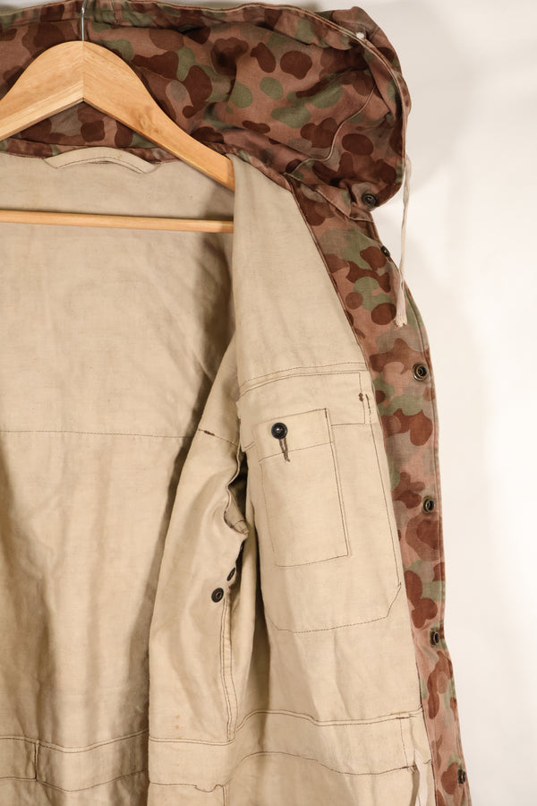 1960s–70s M57 Austrian Army P-Pattern Camouflage Hoodie, Used, Size C