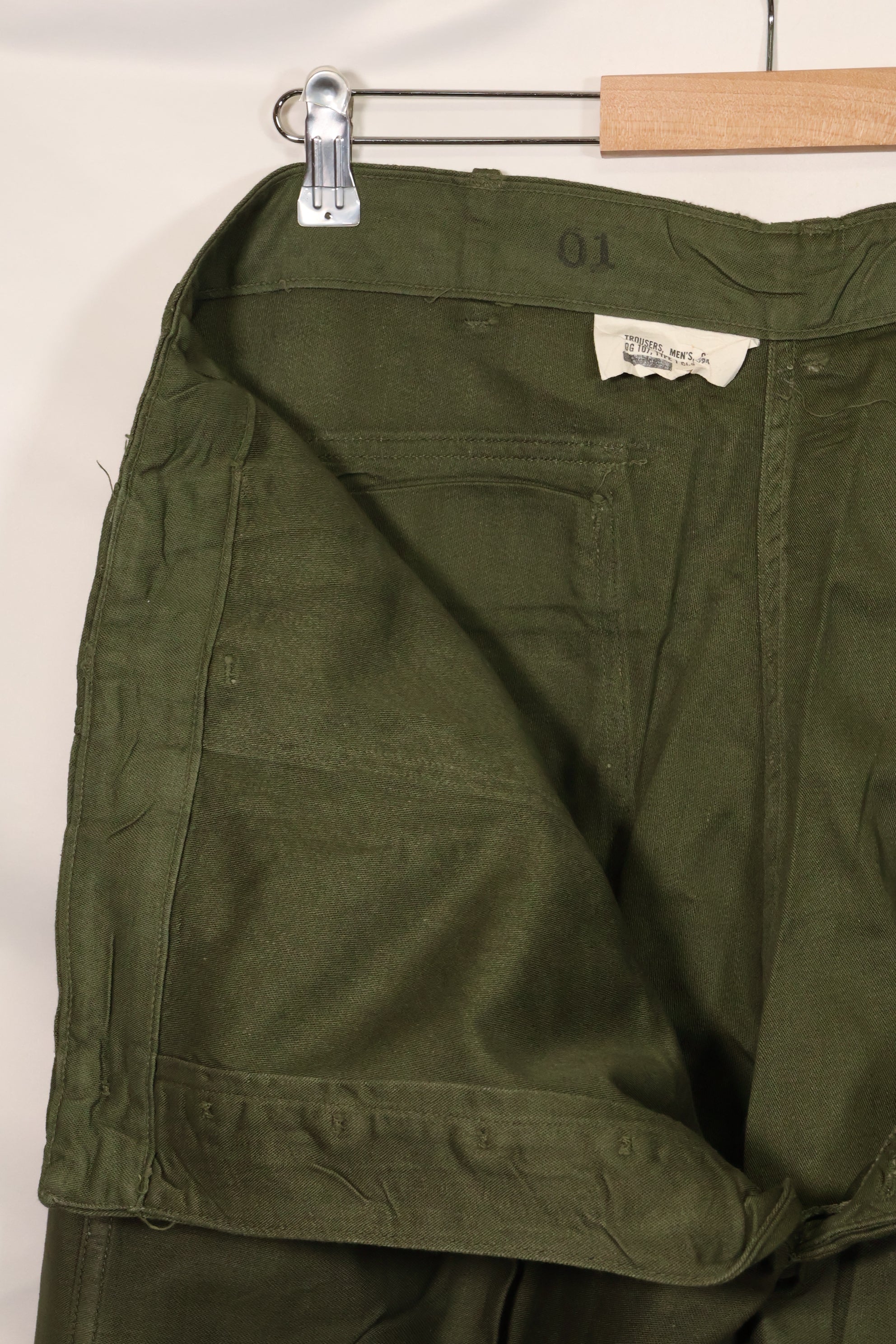 1960年代　デッドストック　OG-107 ユーティリティパンツ　ベイカーパンツ　42 x 31 未使用品