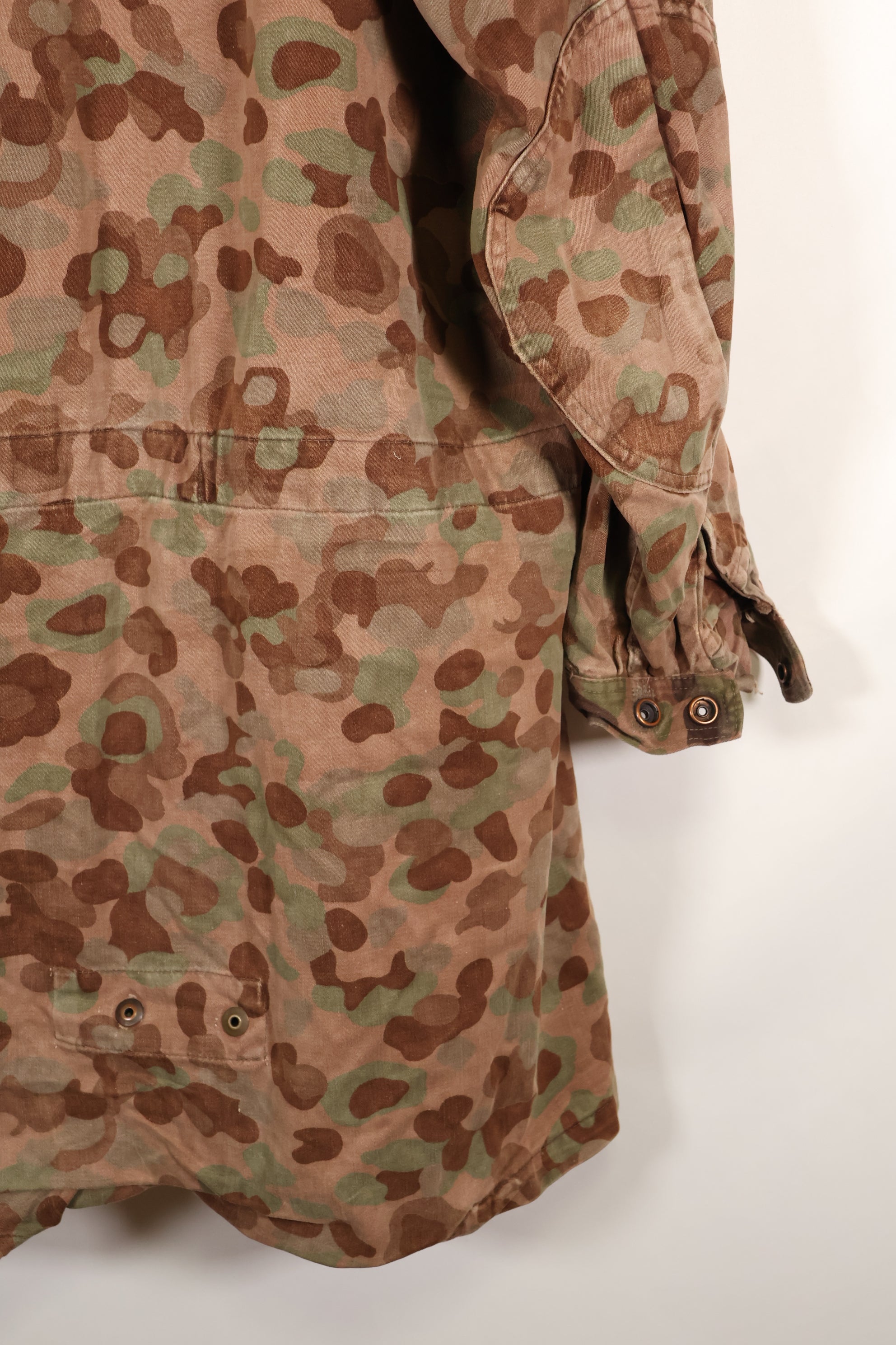 1960s–70s M57 Austrian Army P-Pattern Camouflage Hoodie, Used, Size C