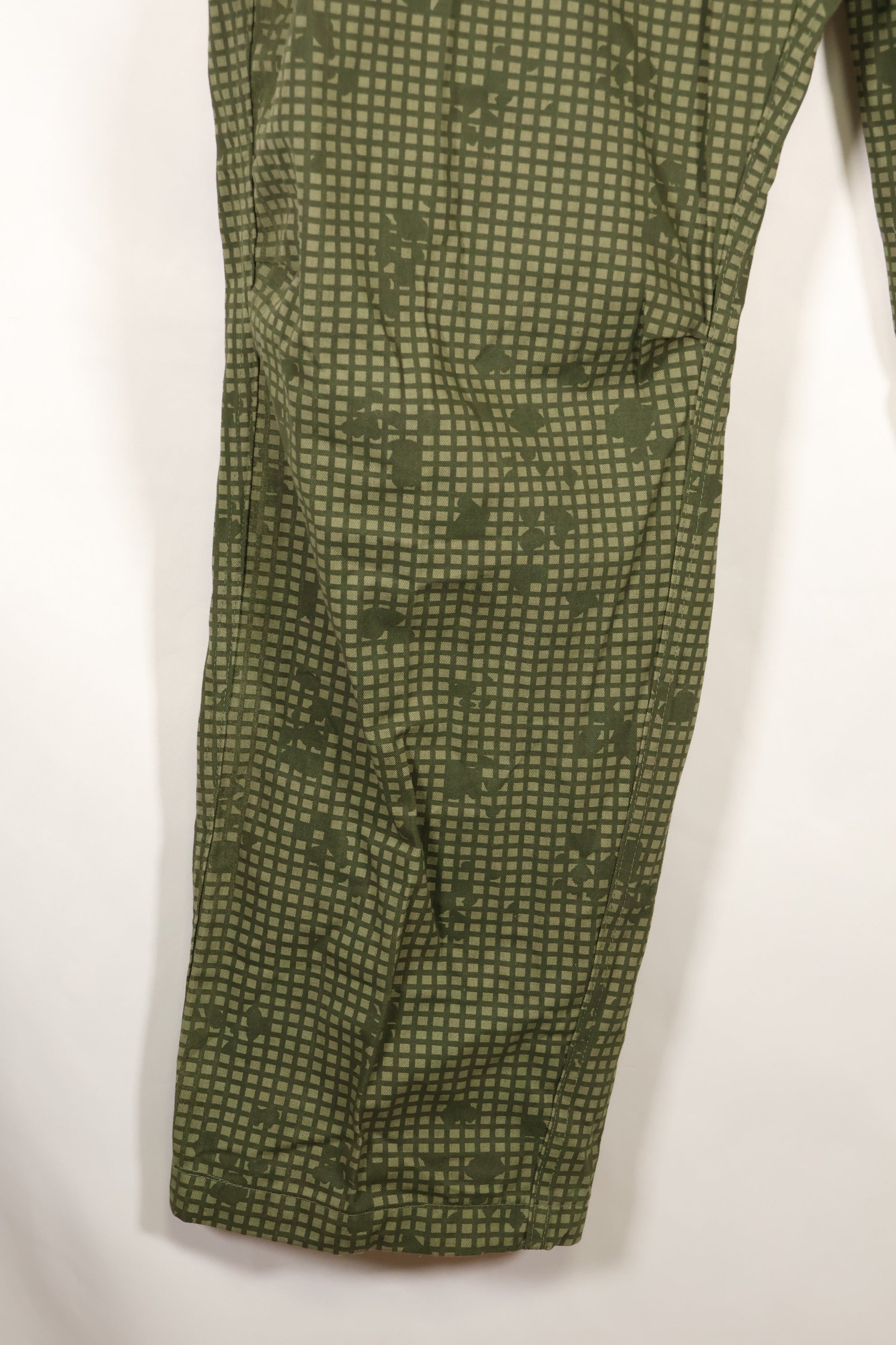 1987 Contract - L-R: U.S. Military, Infrared-Countermeasure, Night Camo, Pants, Overpants, Used (Replica)
