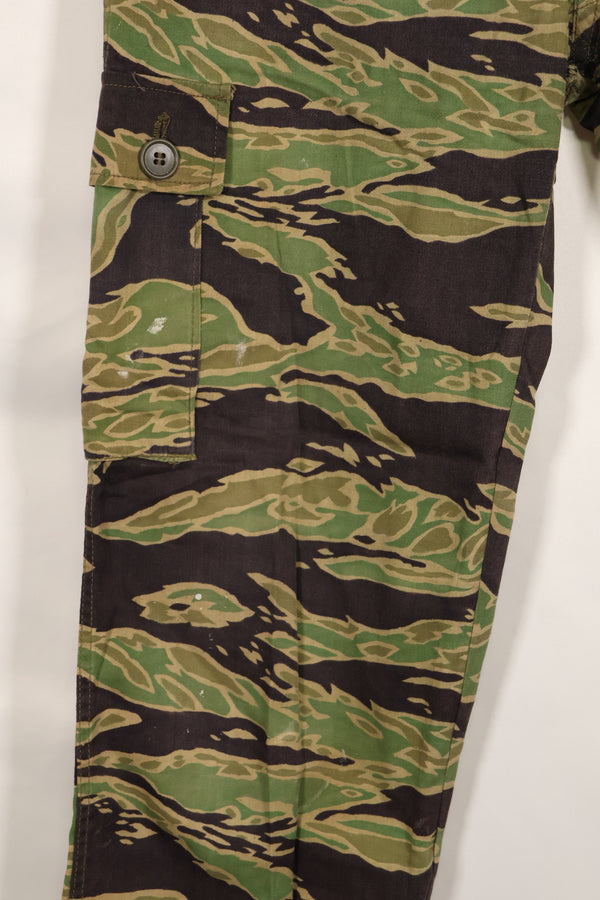 実物　レイトウォーパターン　推定A-L　タイガーストライプ　パンツ　中古品 パラマウント映画