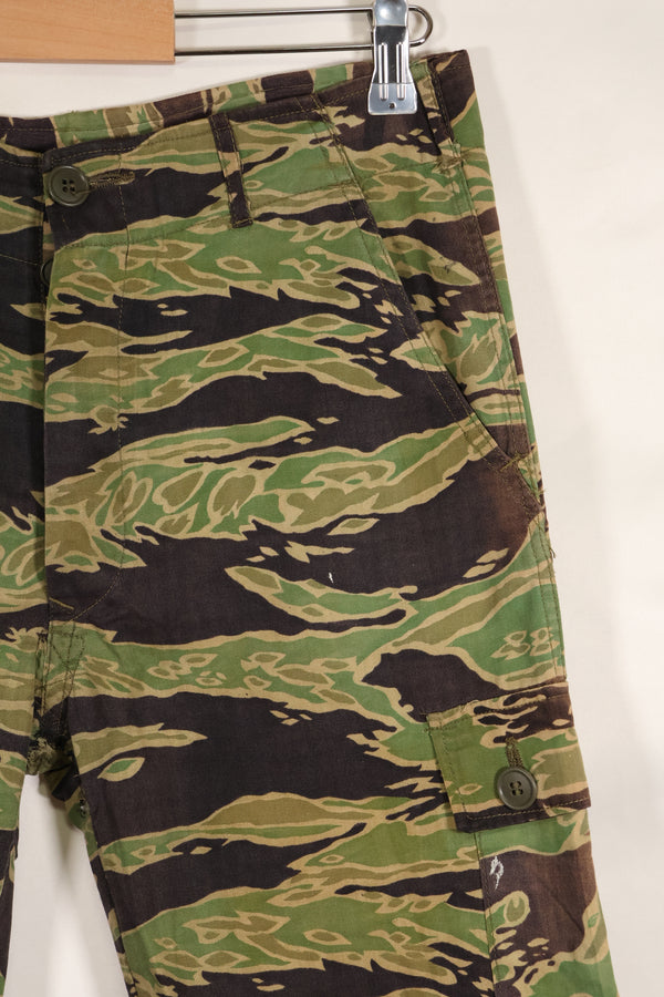 実物　レイトウォーパターン　推定A-L　タイガーストライプ　パンツ　中古品 パラマウント映画