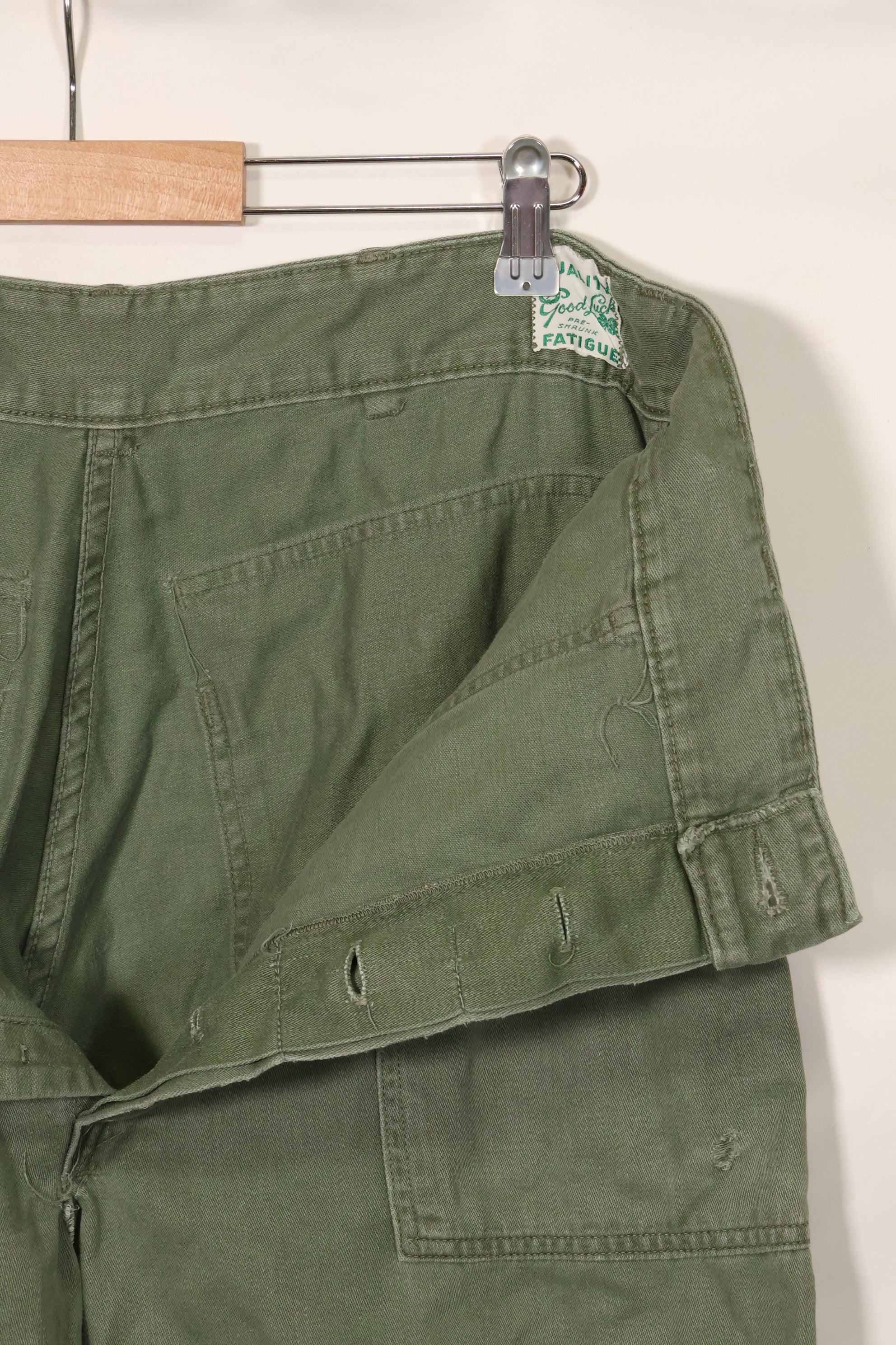 1960年代前半　OG-107 ユーティリティユニフォーム　ベイカーパンツ　改造品　第82空挺師団　F