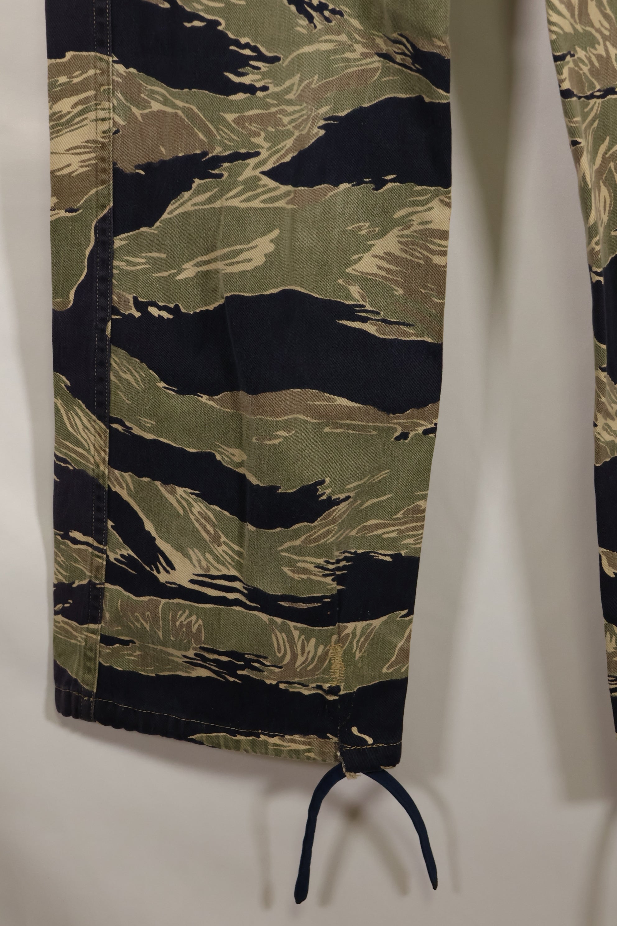 Real Okinawa Tiger Pattern Tiger Stripe Pants with alterations US Cut US-S Used