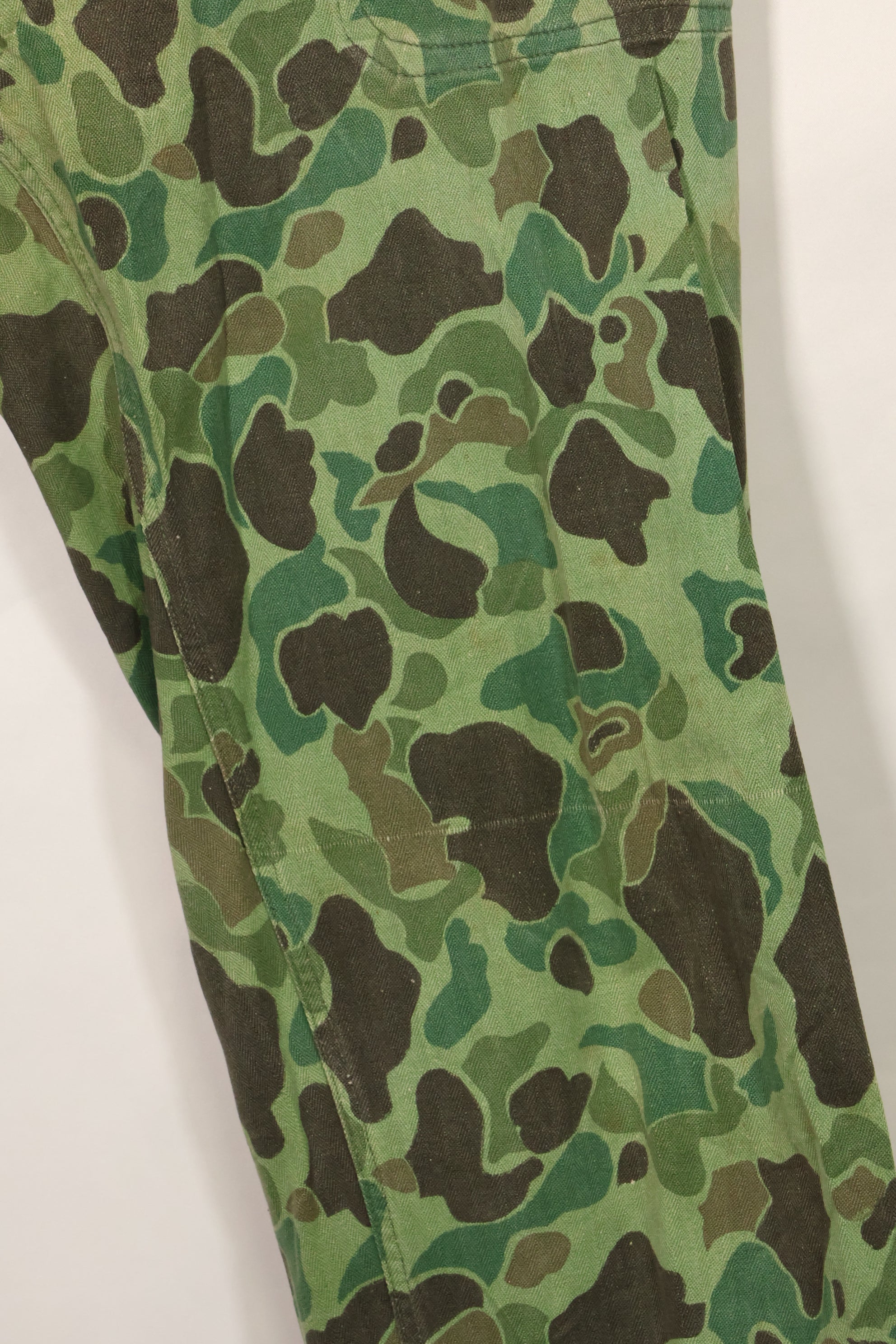 1960年代〜70年代　韓国軍　フロッグスキン迷彩　パンツ　ベイカーパンツカット　中古品　B