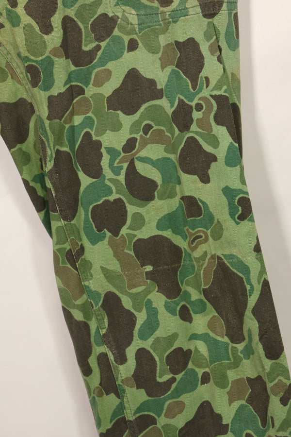 1960年代〜70年代　韓国軍　フロッグスキン迷彩　パンツ　ベイカーパンツカット　中古品　B