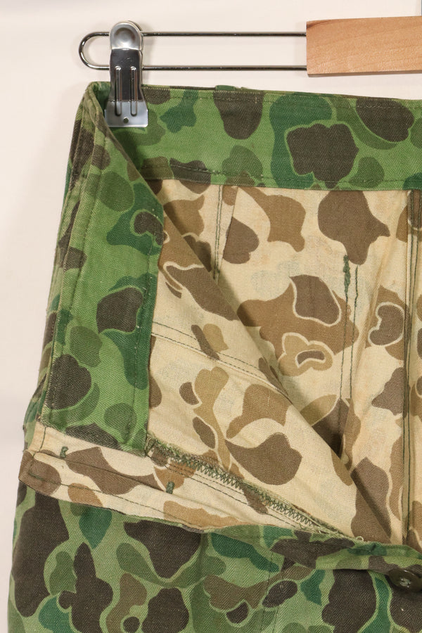 1960年代〜70年代　韓国軍　フロッグスキン迷彩　パンツ　ベイカーパンツカット　中古品　B