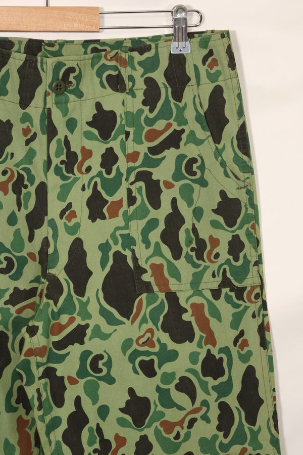 1960年代〜70年代　韓国軍　フロッグスキン迷彩　パンツ　ベイカーパンツカット　中古品　C