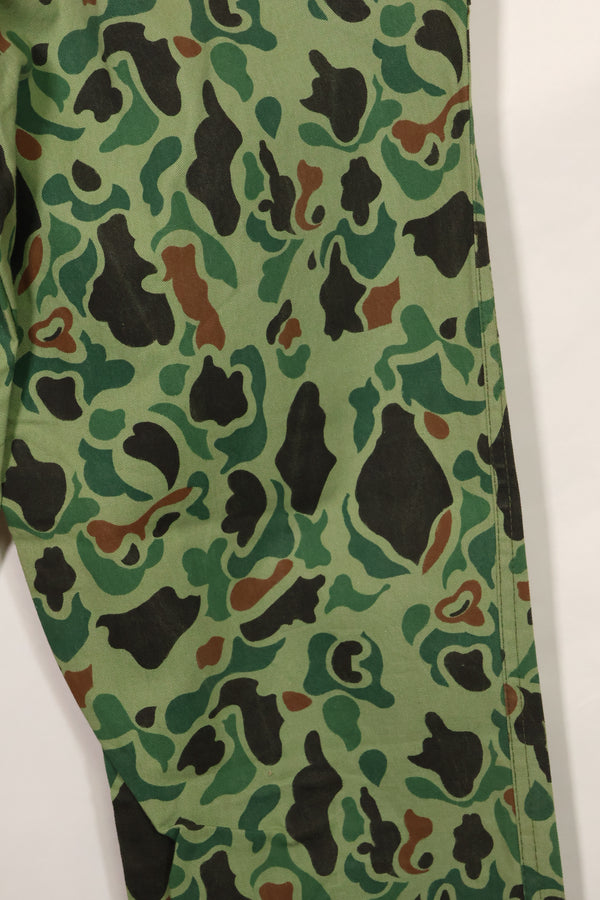 1960年代〜70年代　韓国軍　フロッグスキン迷彩　パンツ　ベイカーパンツカット　中古品　C