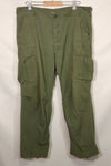 1967年契約　3rd Model ノンリップストップ　ジャングルファティーグ　パンツ　L-S　中古品