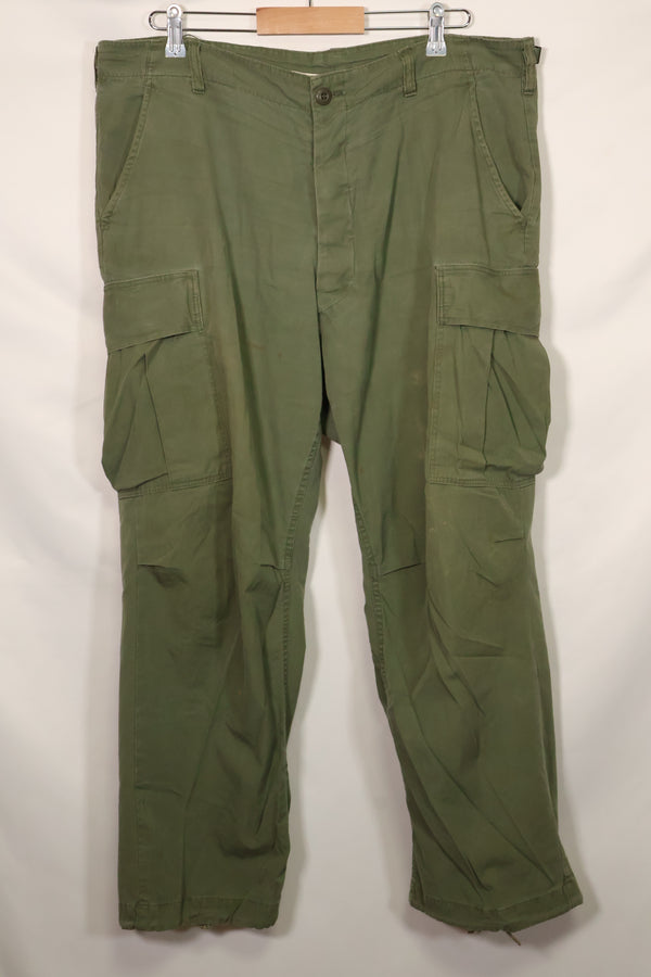 1967年契約　3rd Model ノンリップストップ　ジャングルファティーグ　パンツ　L-S　中古品