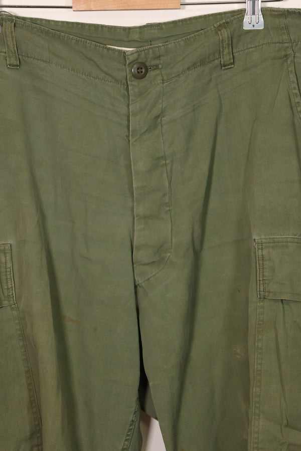 1967年契約　3rd Model ノンリップストップ　ジャングルファティーグ　パンツ　L-S　中古品