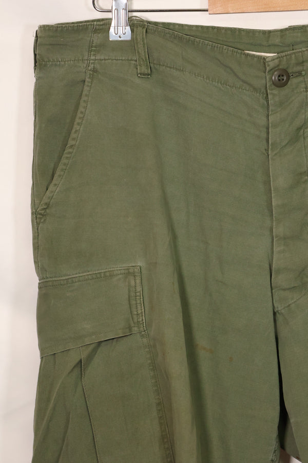 1967年契約　3rd Model ノンリップストップ　ジャングルファティーグ　パンツ　L-S　中古品