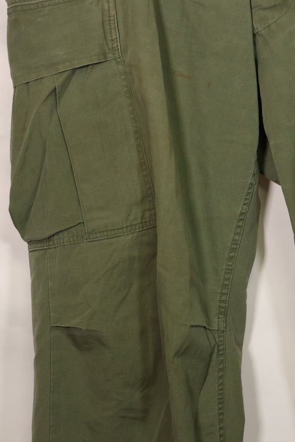 1967年契約　3rd Model ノンリップストップ　ジャングルファティーグ　パンツ　L-S　中古品