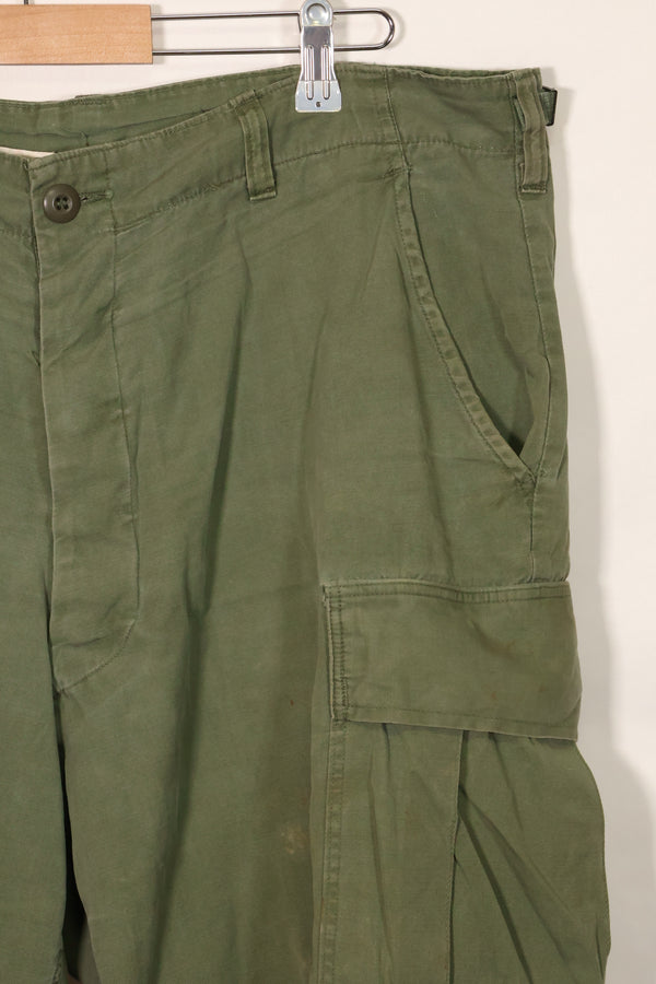 1967年契約　3rd Model ノンリップストップ　ジャングルファティーグ　パンツ　L-S　中古品