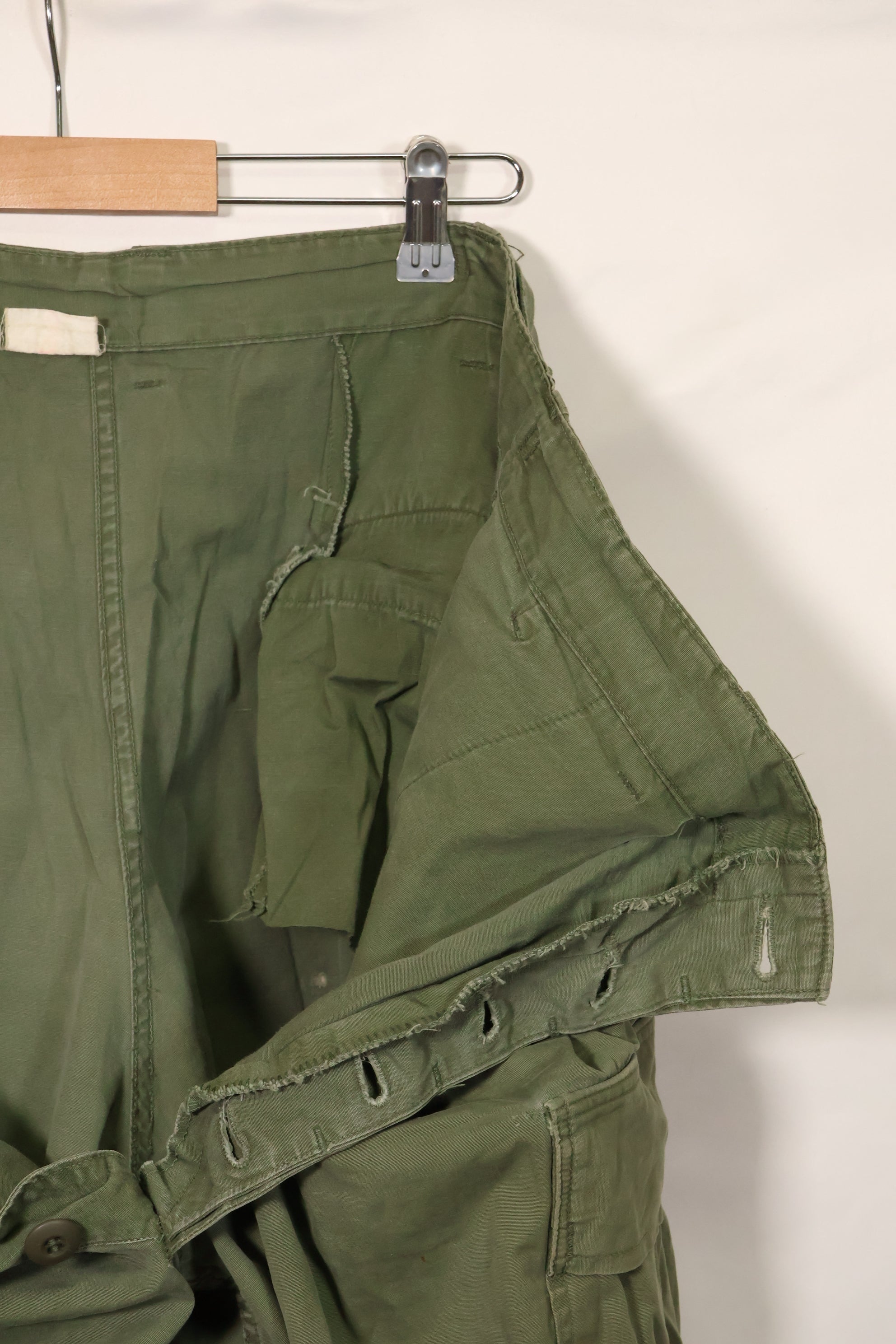 1967年契約　3rd Model ノンリップストップ　ジャングルファティーグ　パンツ　L-S　中古品