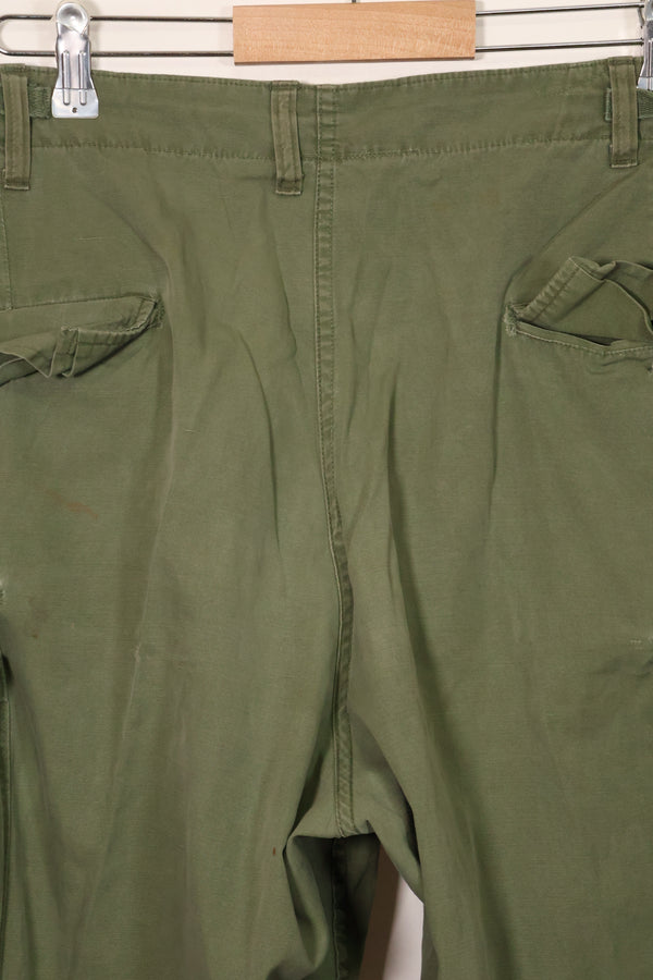 1967年契約　3rd Model ノンリップストップ　ジャングルファティーグ　パンツ　L-S　中古品
