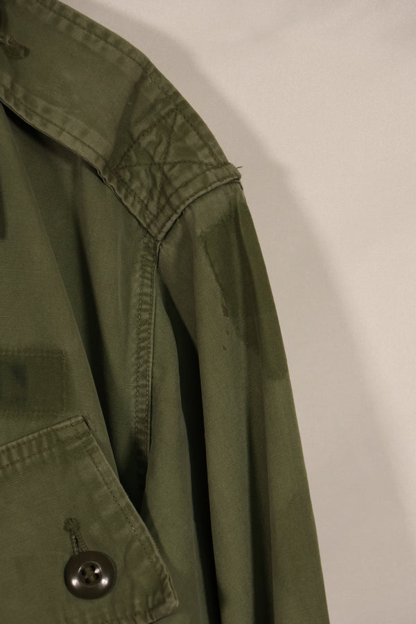 実物　1963-64年製造　1st Model ジャングルファティーグ　ジャケット　パッチ後あり　中古品