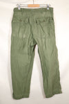 1960年代中頃　36x31　アメリカ軍　OG-107　ユーティリティパンツ　TYPE I 中古品
