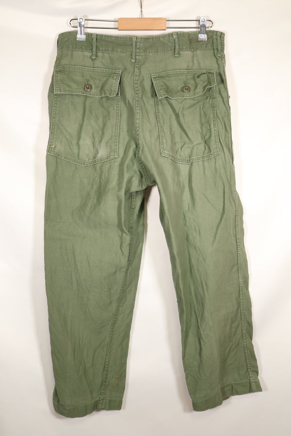 1960年代中頃　36x31　アメリカ軍　OG-107　ユーティリティパンツ　TYPE I 中古品