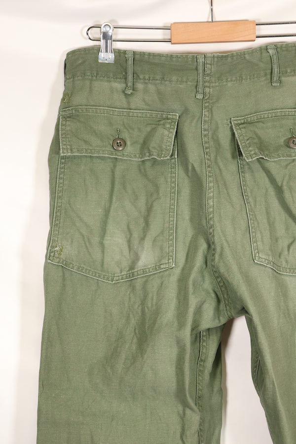 1960年代中頃　36x31　アメリカ軍　OG-107　ユーティリティパンツ　TYPE I 中古品
