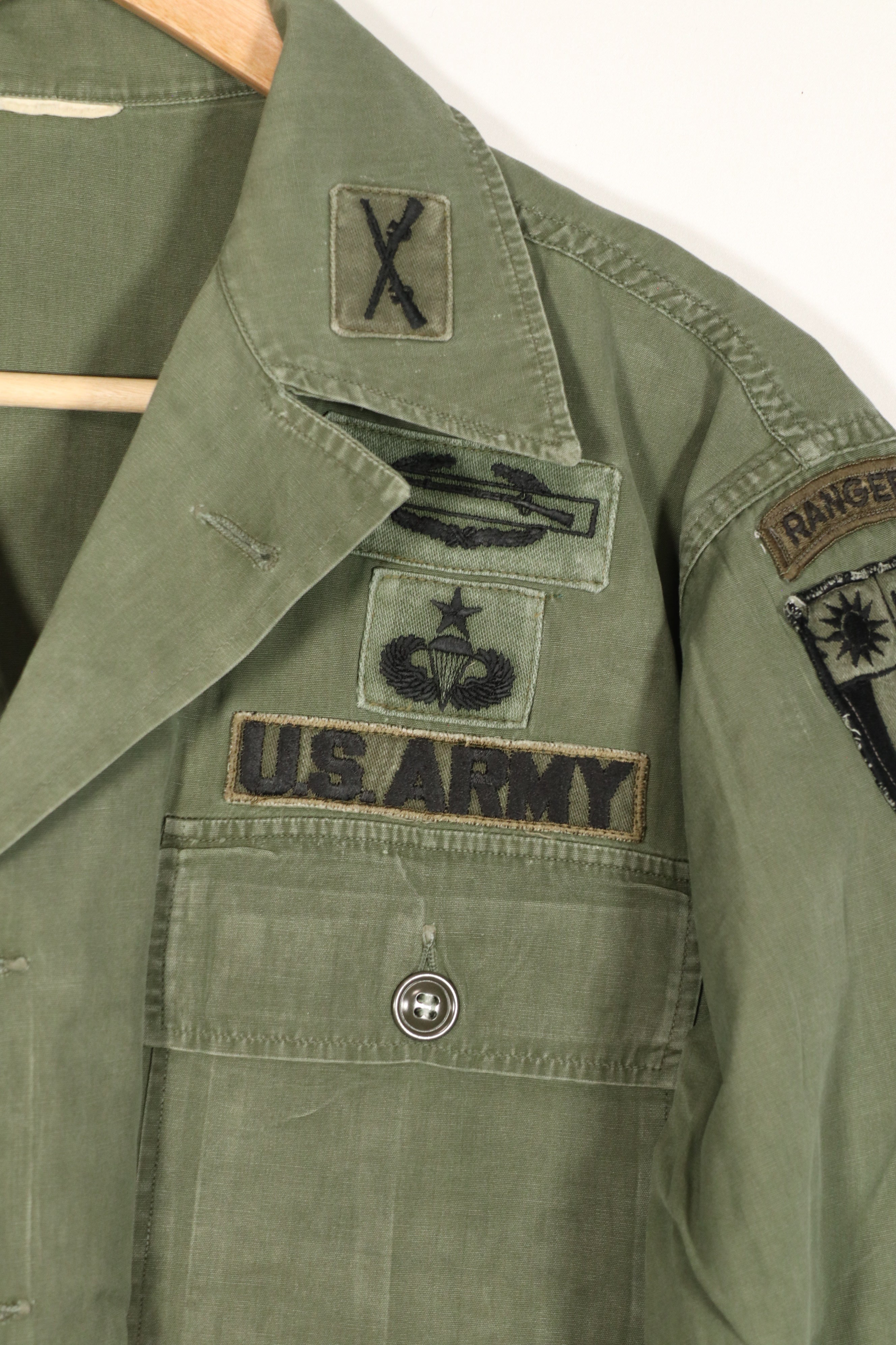 正品，极其罕见的特种作战衬衫，二手，有胶水痕迹，B码