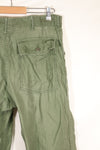 1960年代中頃　36x31　アメリカ軍　OG-107　ユーティリティパンツ　TYPE I 中古品