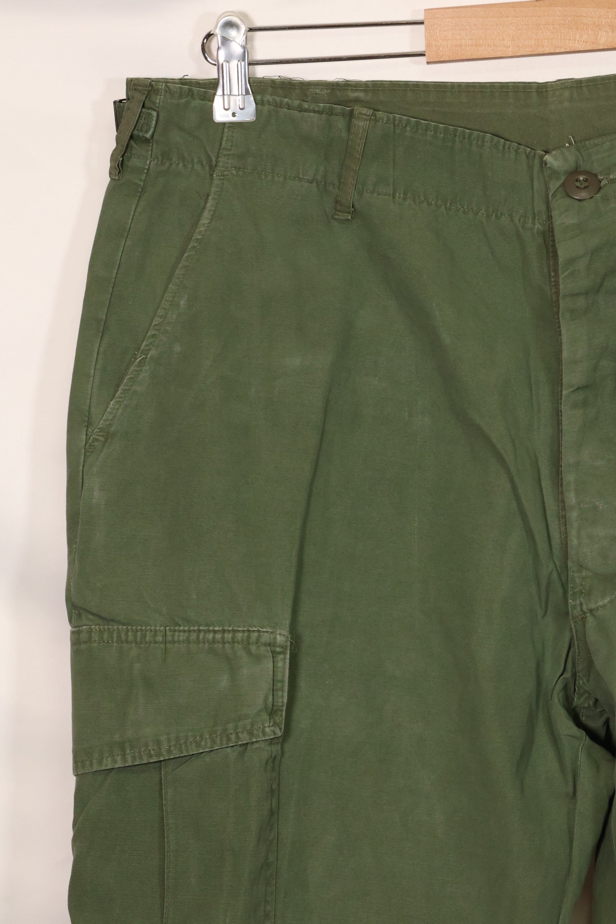 1967年契約　3rd Model ノンリップストップ　ジャングルファティーグ　パンツ　L-S　補修あり　中古品 B
