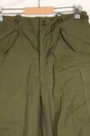 1951 Contract, S-R, U.S. Army, M51 Field Pants, Virtually Unused, Some Stains and Dirt
