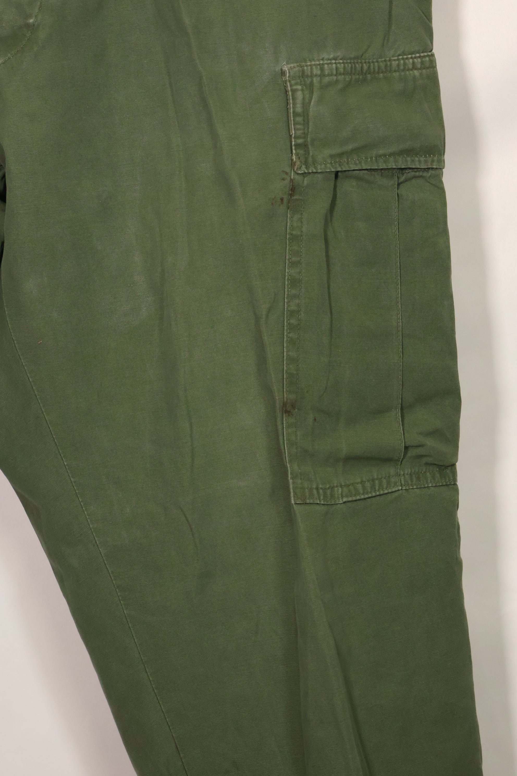 1967年契約　3rd Model ノンリップストップ　ジャングルファティーグ　パンツ　L-S　補修あり　中古品 B