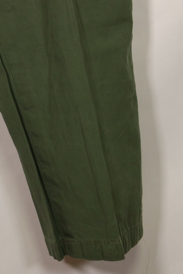 1967年契約　3rd Model ノンリップストップ　ジャングルファティーグ　パンツ　L-S　補修あり　中古品 B