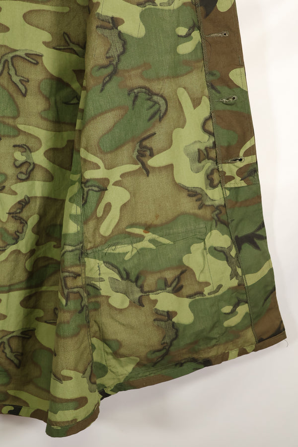 1966〜67年頃　デッドストック　S-L　ノンリップストップ　初期プリント　ERDL　ファティーグジャケット