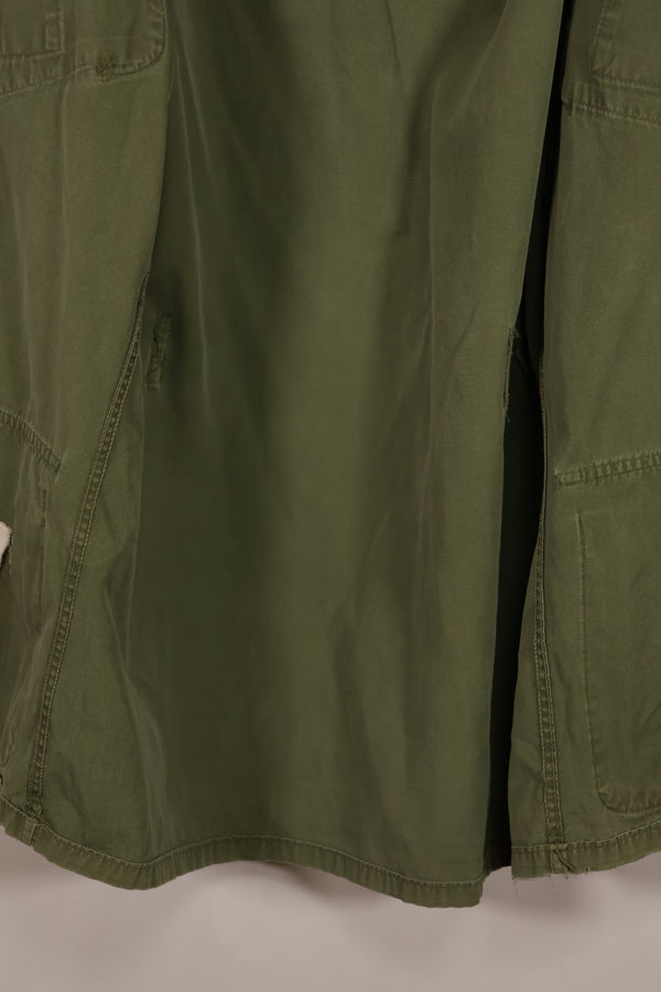 実物　1963-64年製造　1st Model ジャングルファティーグ　ジャケット　パッチ後あり　中古品