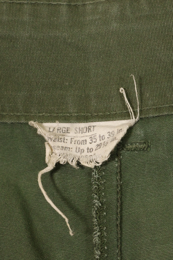 1967年契約　3rd Model ノンリップストップ　ジャングルファティーグ　パンツ　L-S　補修あり　中古品 B