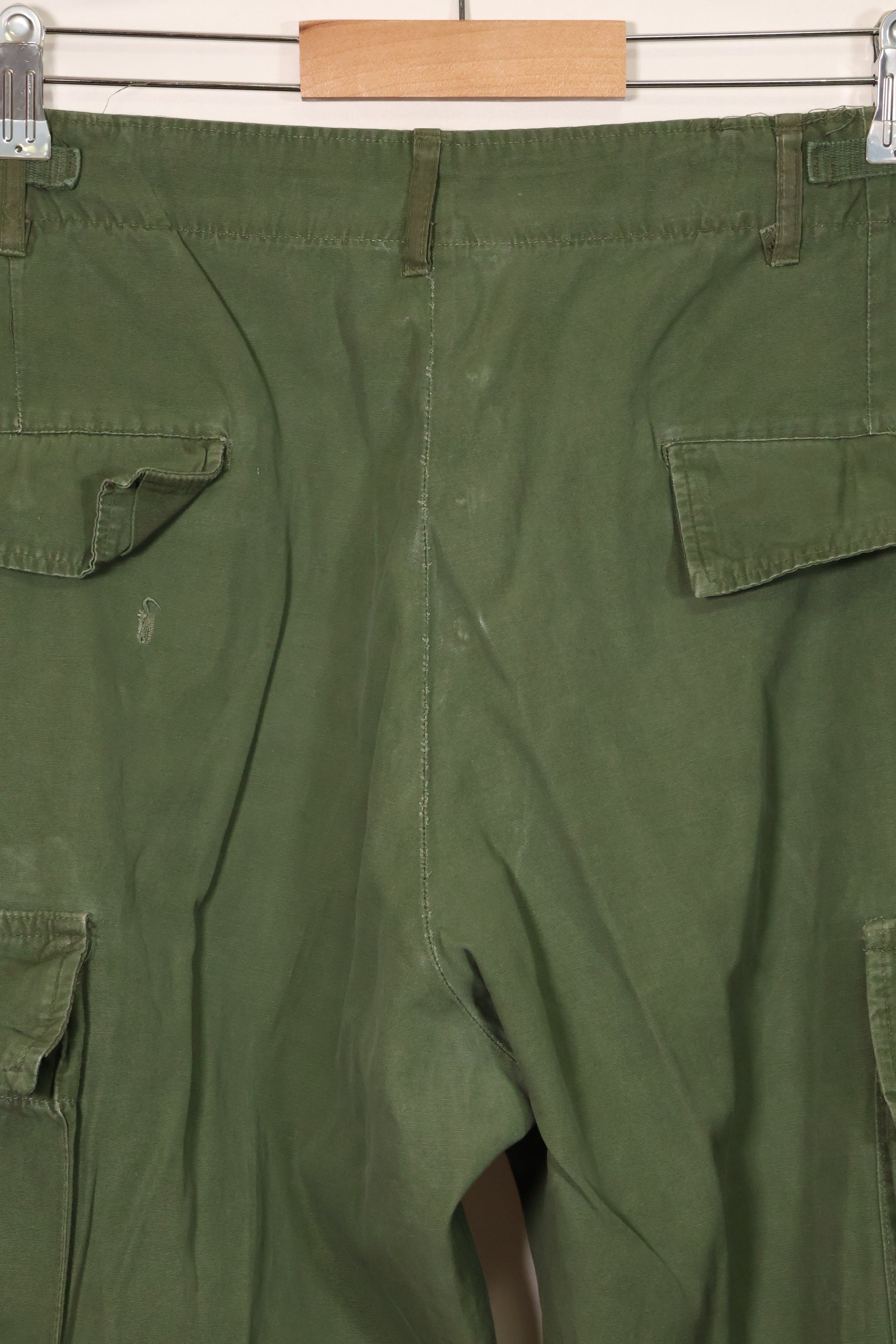 1967年契約　3rd Model ノンリップストップ　ジャングルファティーグ　パンツ　L-S　補修あり　中古品 B